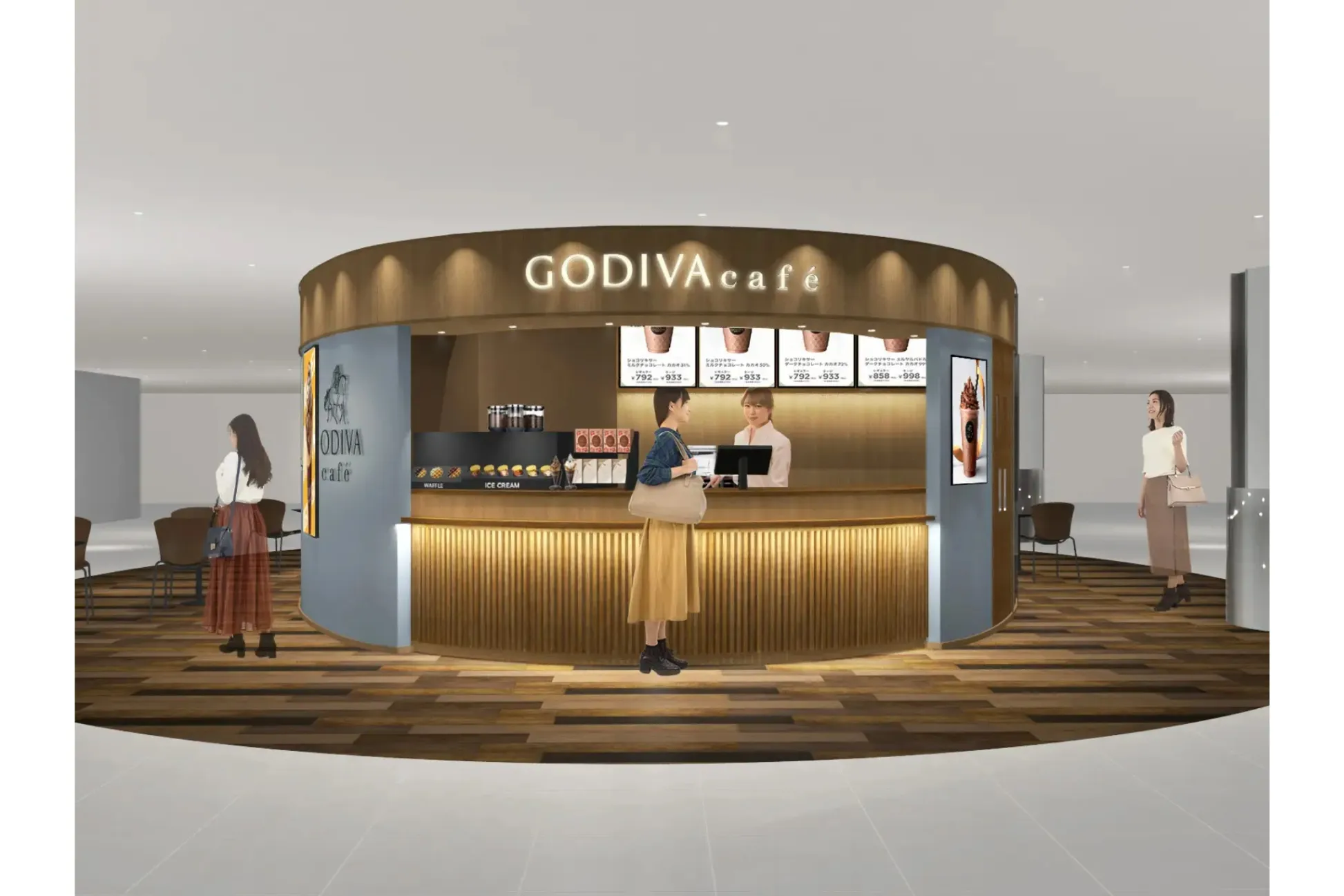 ゴディバカフェ初！スタンドタイプのテイクアウト専門店が成田国際空港にオープン
