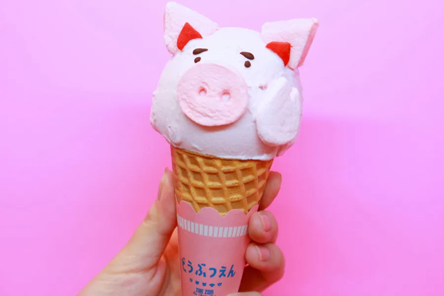 「かわいすぎて食べられない…」愛くるしさ抜群の“動物アイスクリーム”が話題！原宿最新スポットに潜入