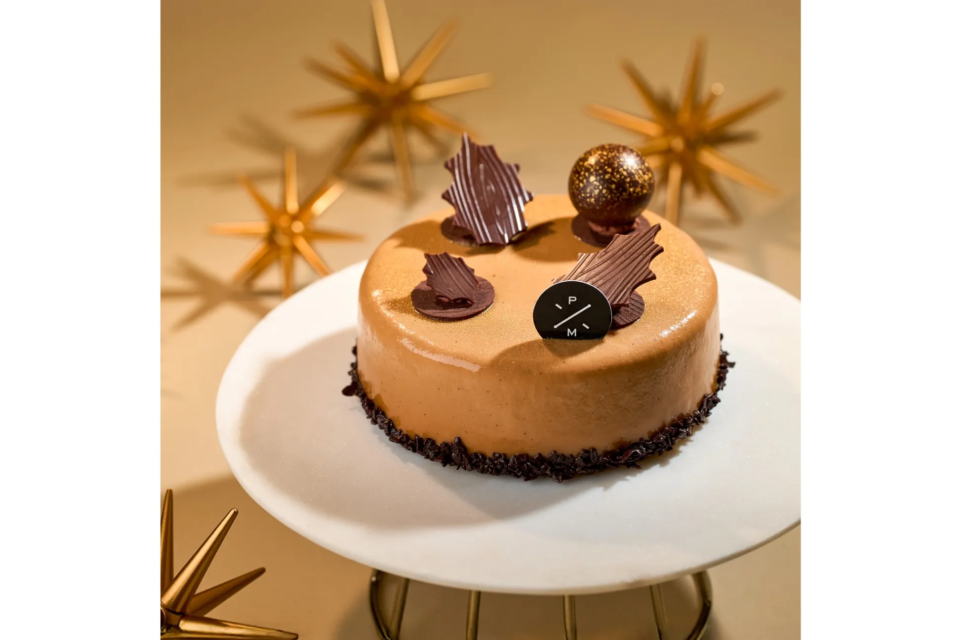 【ピエール マルコリーニ】“チョコレート×キャラメル”の25年クリスマスケーキが登場