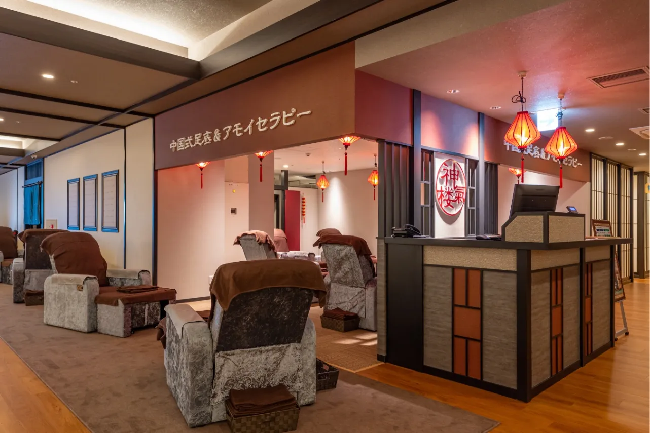 ▲中国式足底健康法・アモイ式リンパセラピー