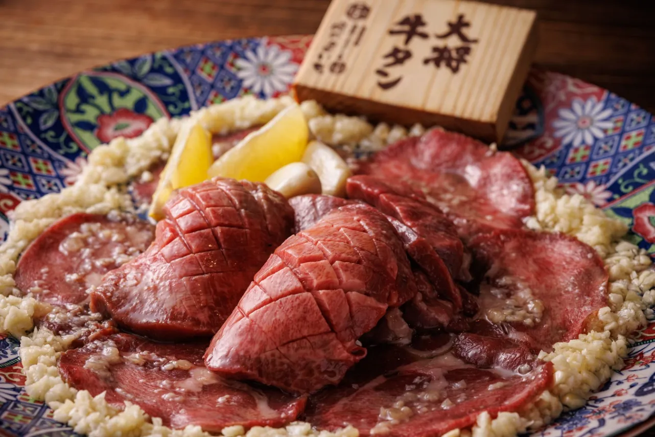 ▲大将牛タン食べ比べ