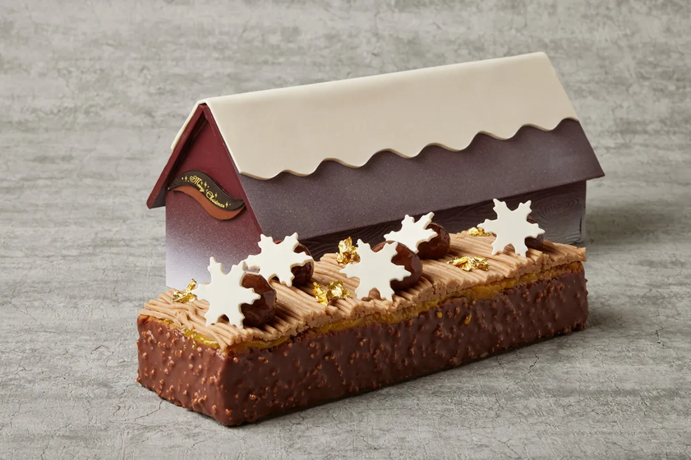 ▲「チョコレート　シトラス　チェスナッツケーキ」