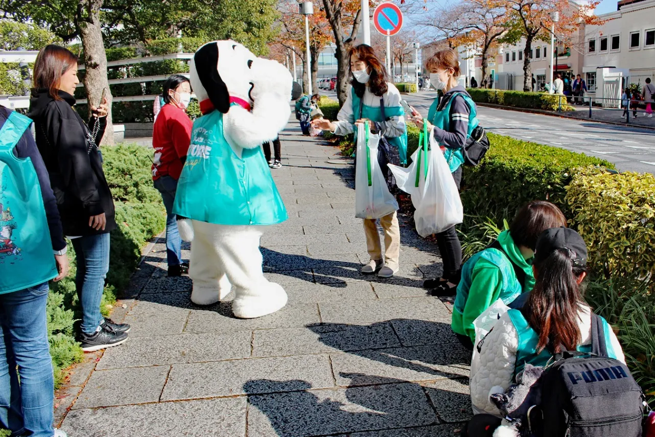 ▲スヌーピーも登場！（© 2023 Peanuts Worldwide LCC）