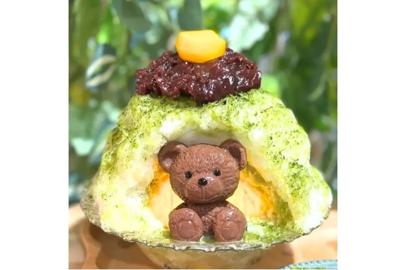 ▲「かまくらかき氷 抹茶あずき」