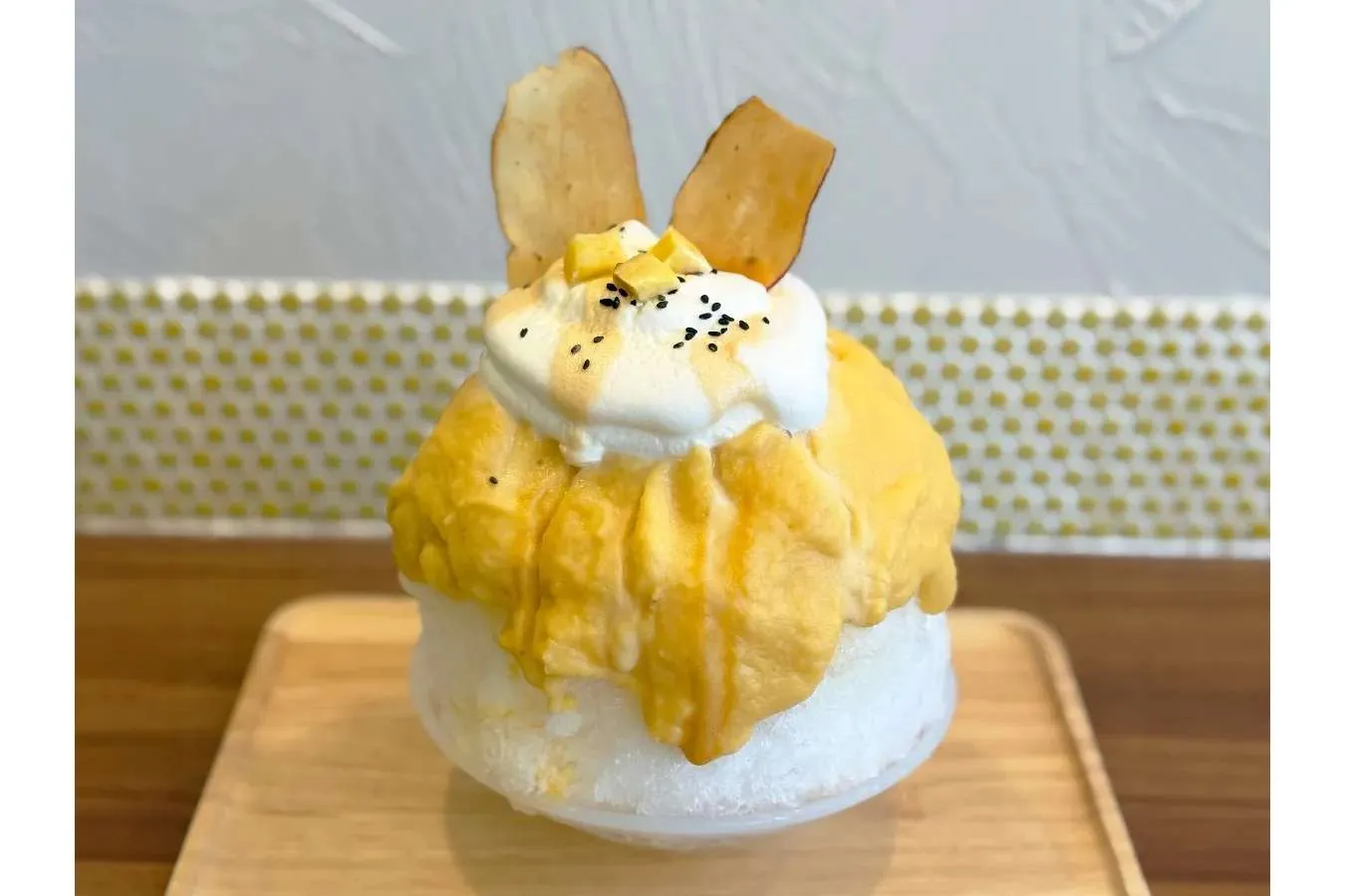 ▲「濃厚お芋ミルクのかき氷」