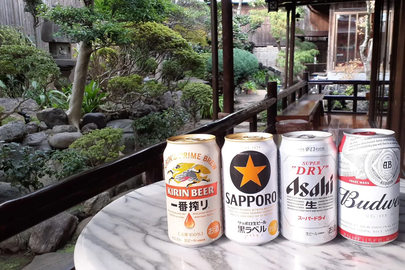 ▲「缶ビール」(各種280円)