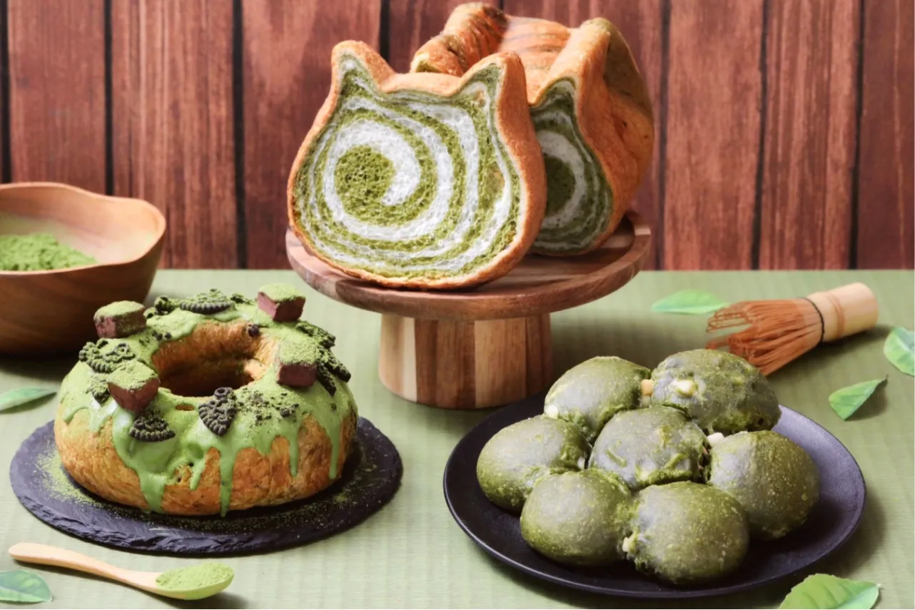 ねこねこ食パン×「祇園辻󠄀利」“宇治抹茶”の風味広がる新作パン！_1443138