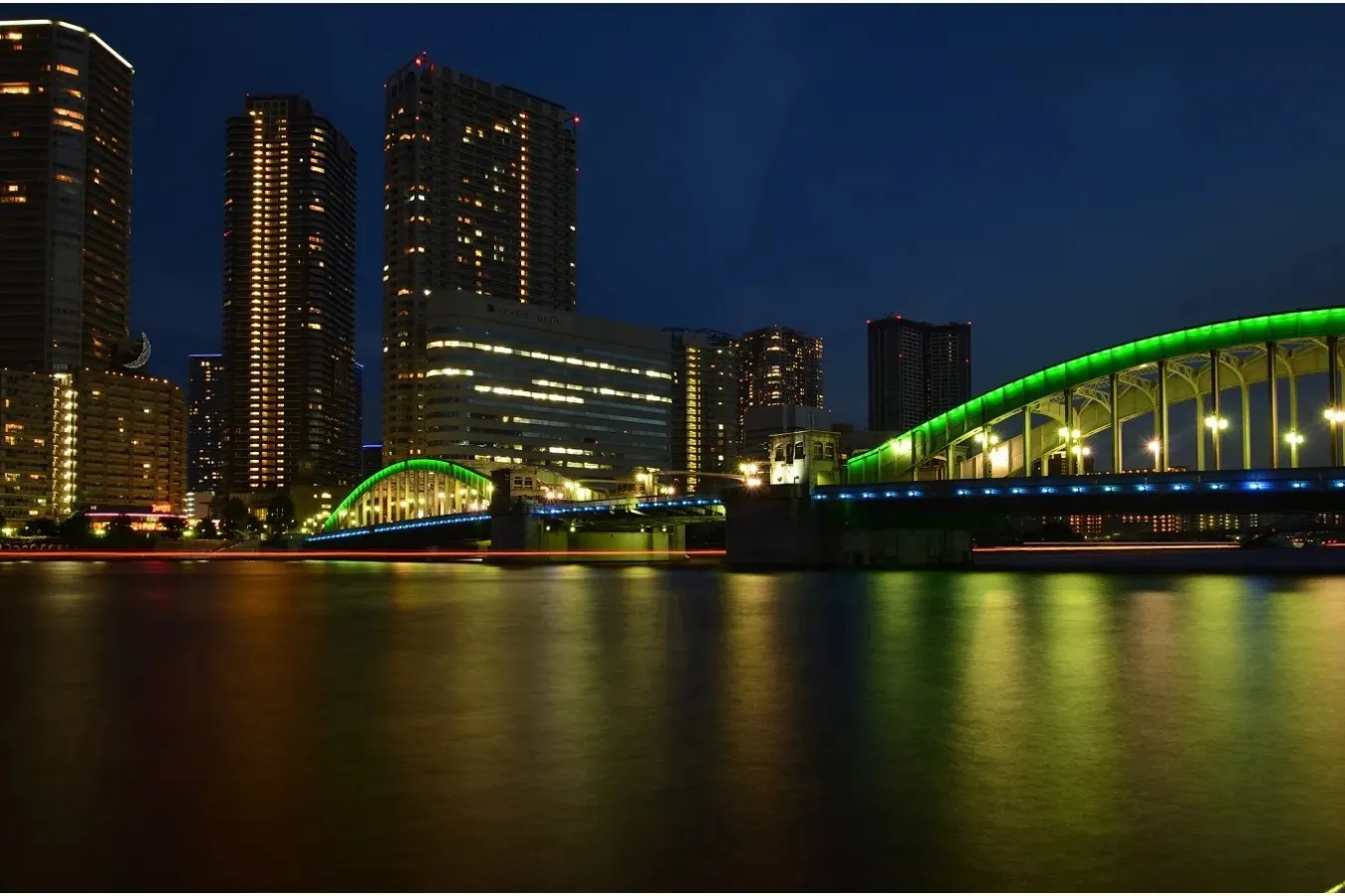 ▲公園からの夜景
