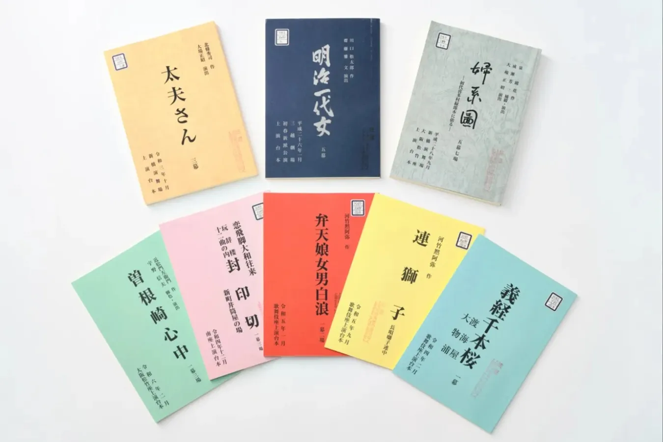 ▲歌舞伎・新派台本