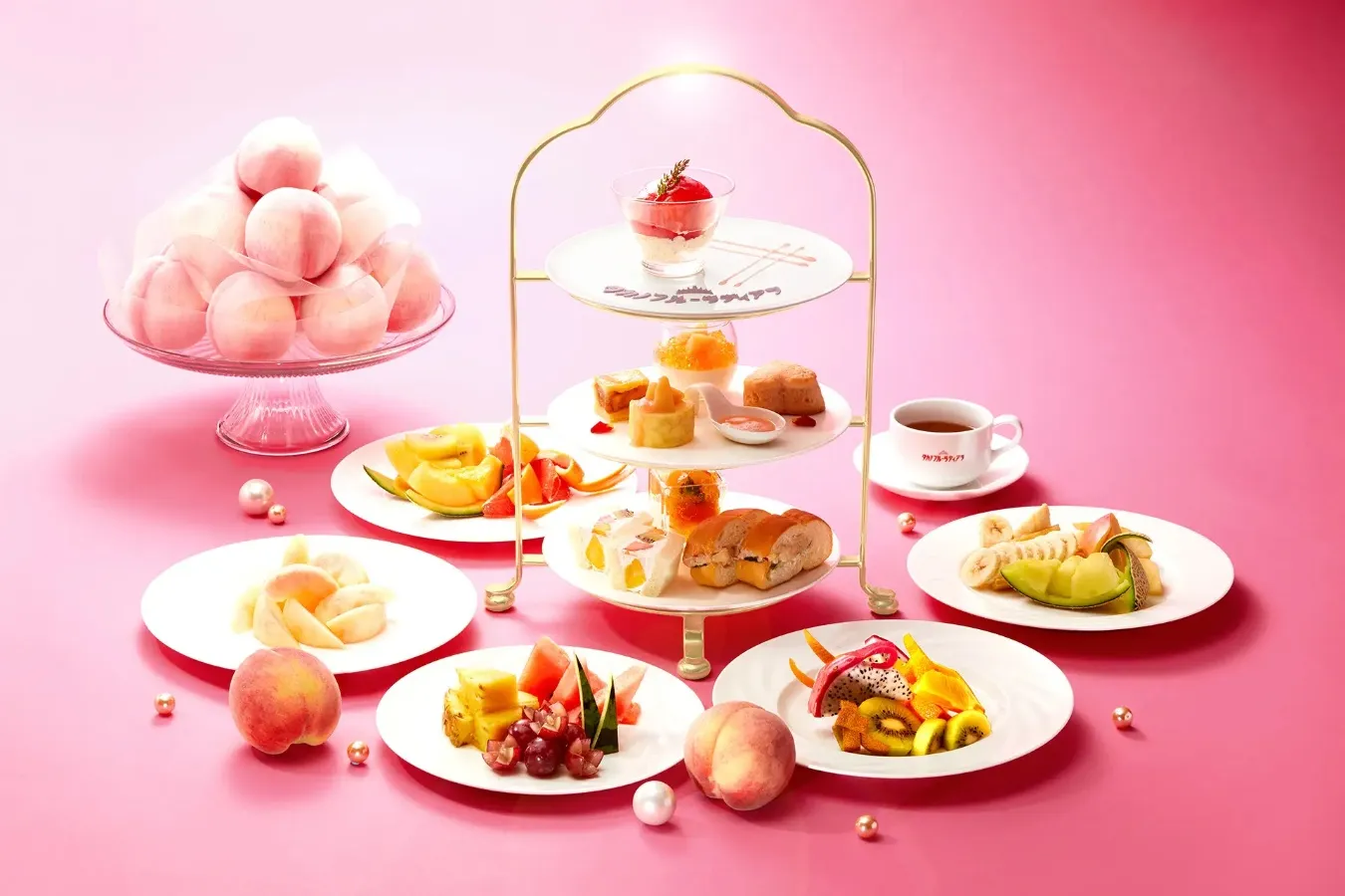 【タカノフルーツティアラ】“桃”の食べ放題も楽しめるアフタヌーンティーセット登場!_2597743