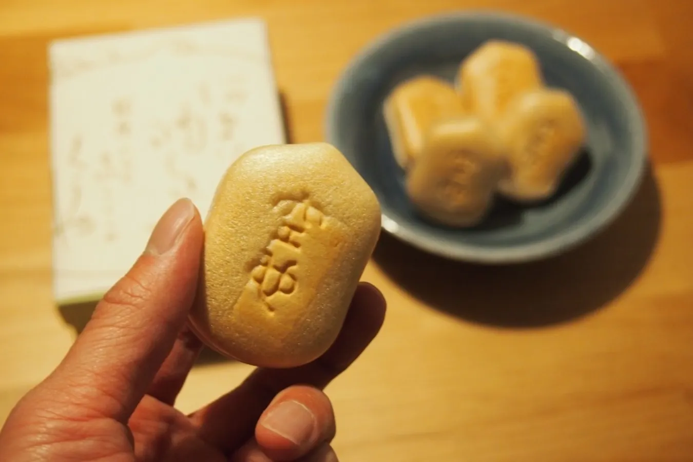 ▲空也の文字がとってもキュート。賞味期限は常温で1週間ほど