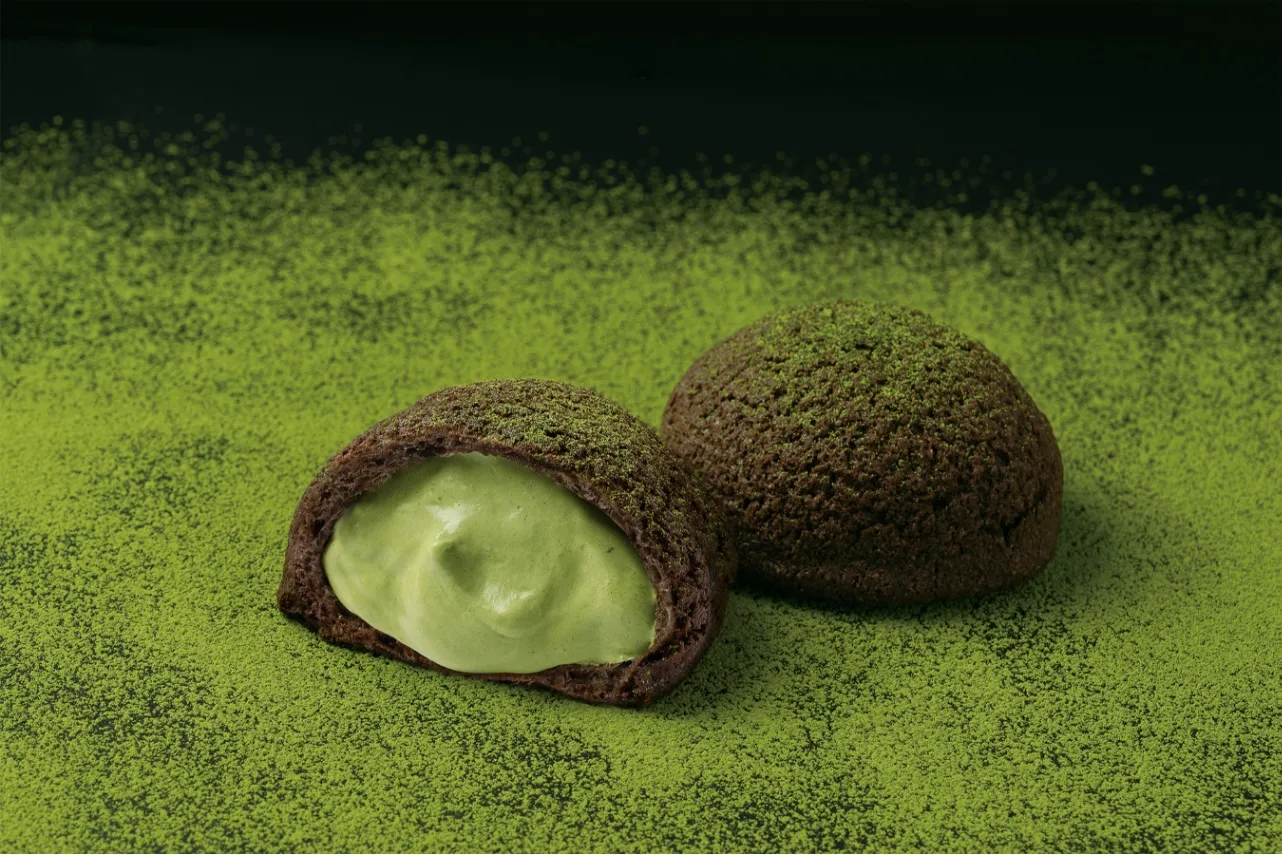 ▲「玉露抹茶シュー」