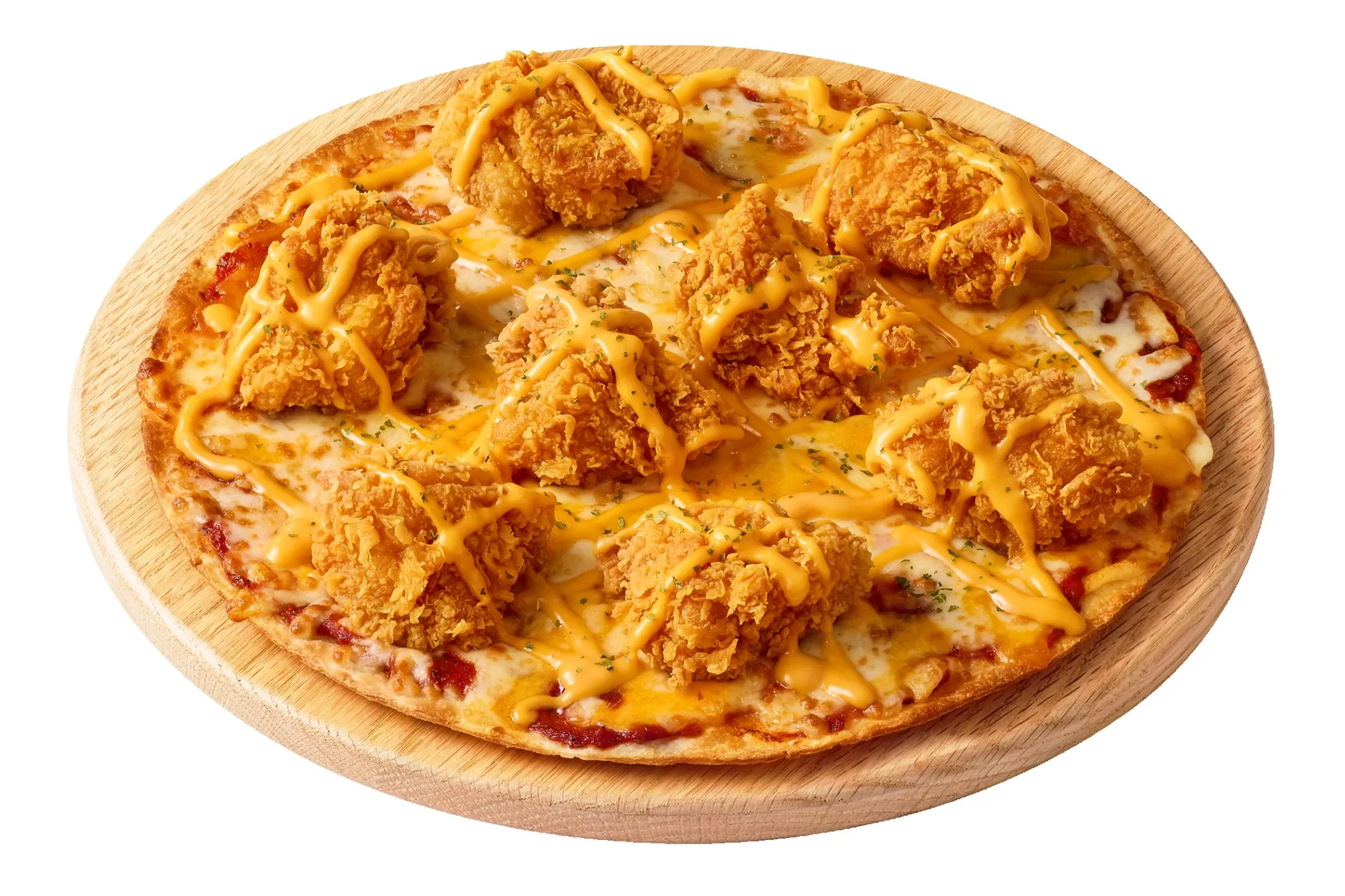 韓国で話題】“チキン×ピザ”のマムズピザが登場！渋谷のバーガー店