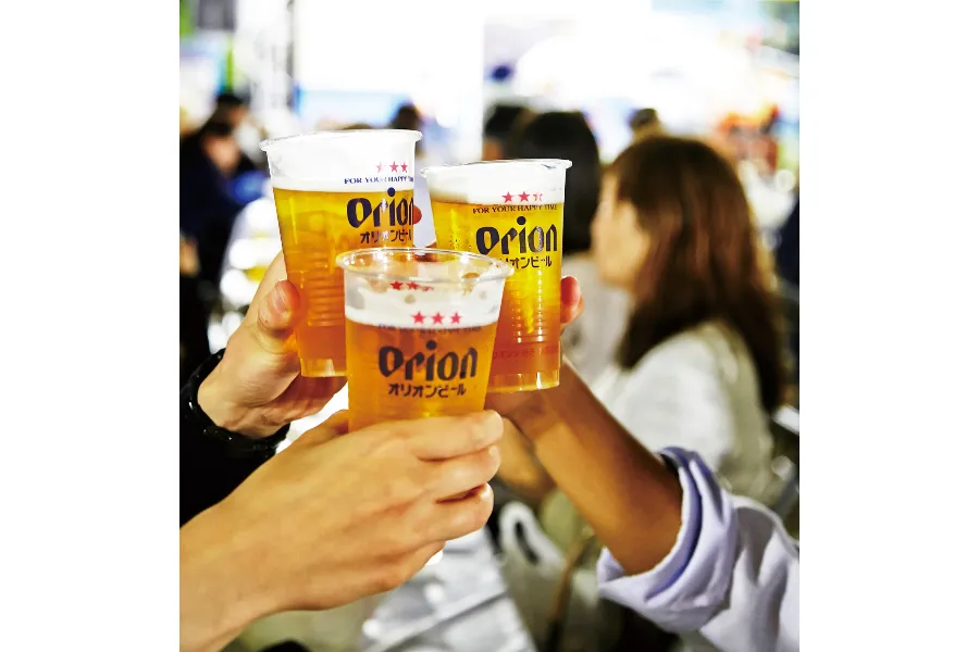 ▲オリオンビール 生ビール(1杯500円)