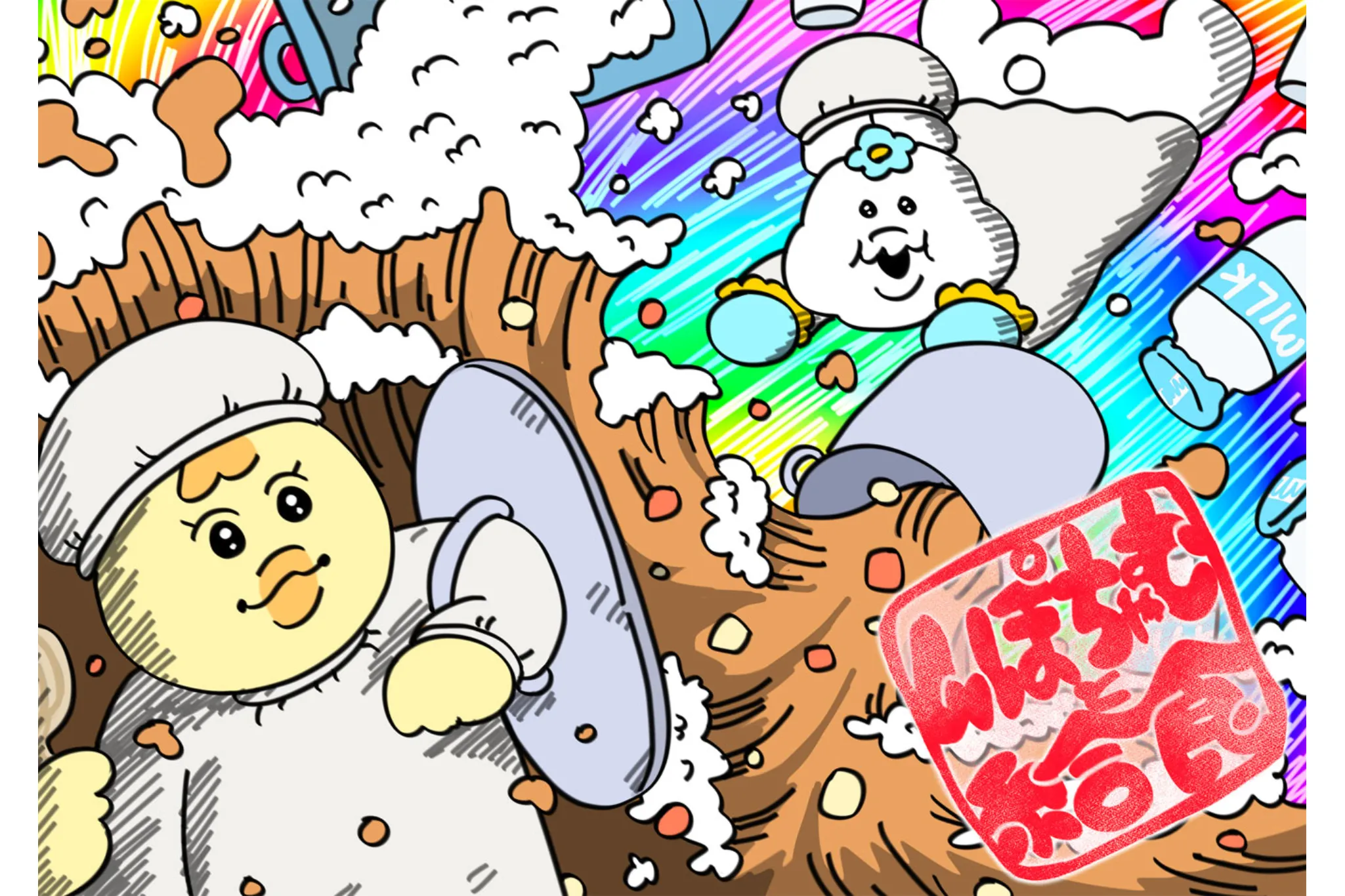 SNSでも話題のキャラクター「んぽちゃむ」、初のテーマカフェが期間限定オープン！