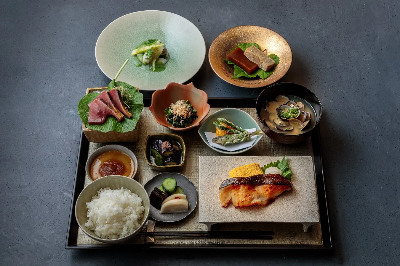 ▲「蔵みそ焼懐石御膳」（5,500円）