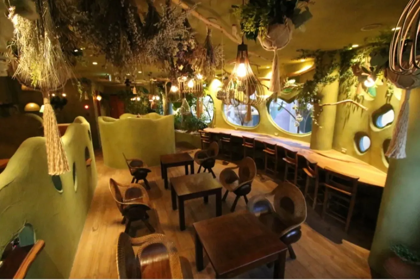 ▲「TEA HOUSE はっぱ」内観