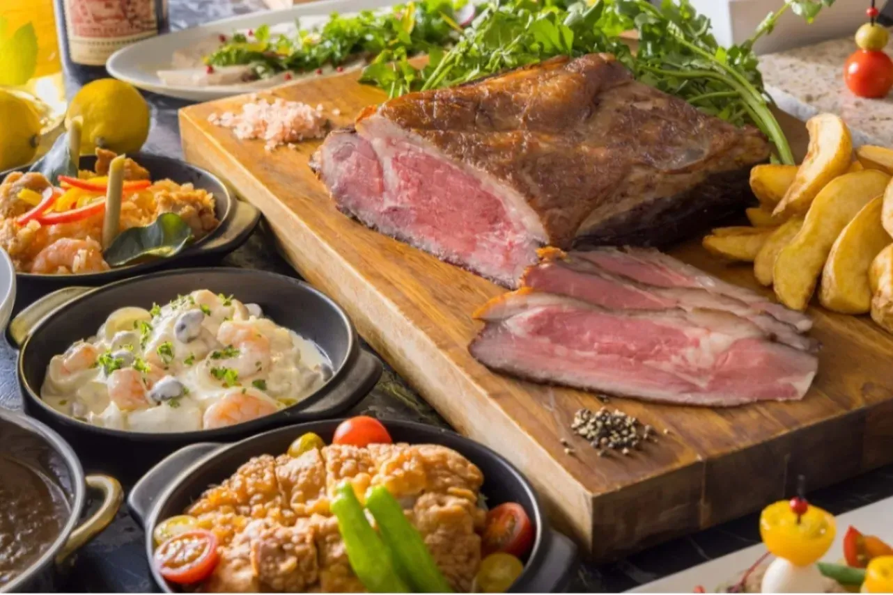 ▲土日ブッフェ（イメージ）