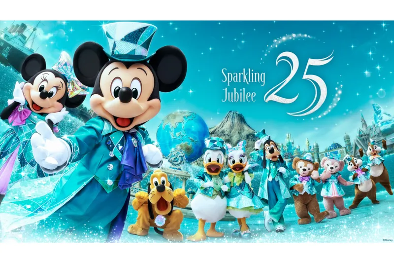 東京ディズニーシー（R）で25周年イベント開催！きらめく祝祭「スパークリング・ジュビリー」がスタート♪