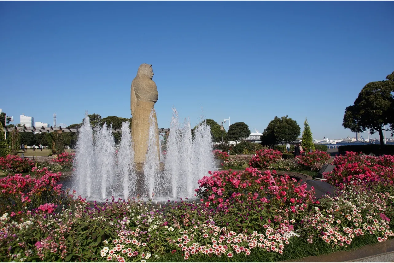 ▲山下公園 秋バラ