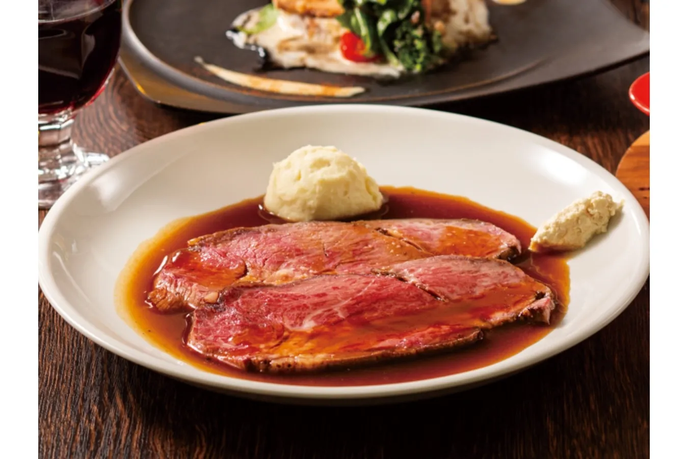 ▲「低温焼成やわらかローストビーフ」