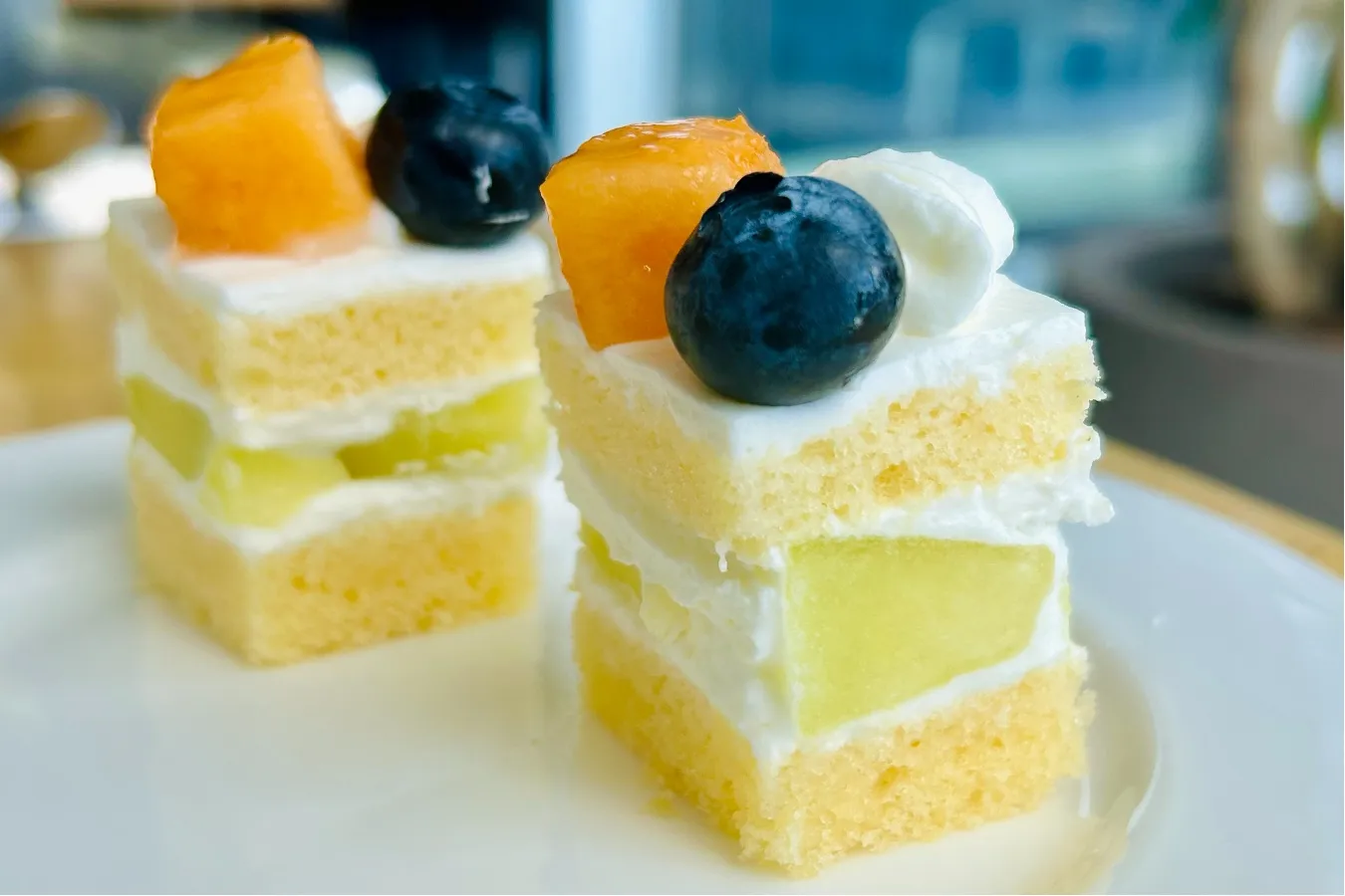 ▲「フレッシュメロンのショートケーキ」