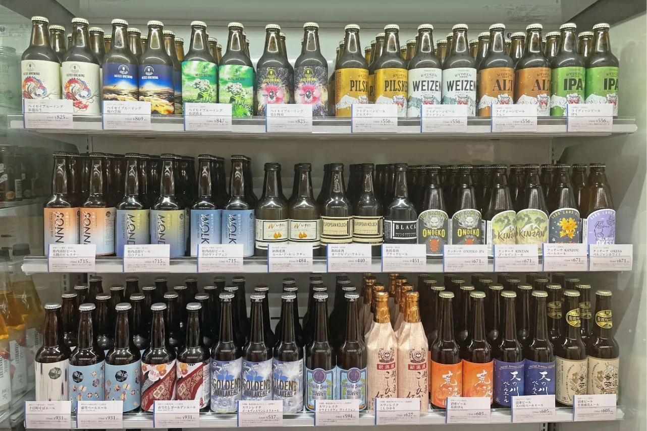 ▲地ビール（撮影：レッツエンジョイ東京編集部）