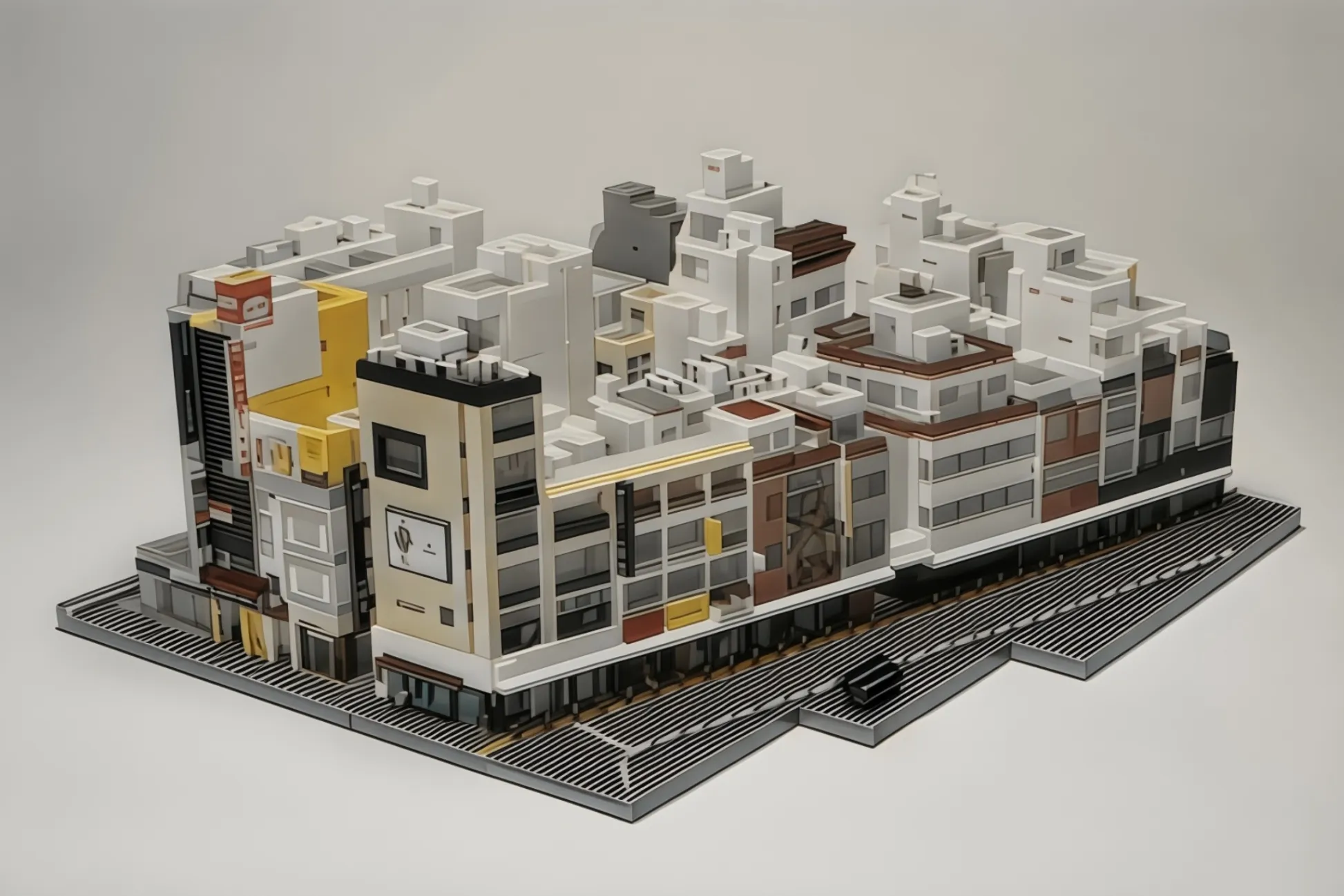 ナノブロックで再現された街並みも！「自由が丘展 NO LIMIT」開催