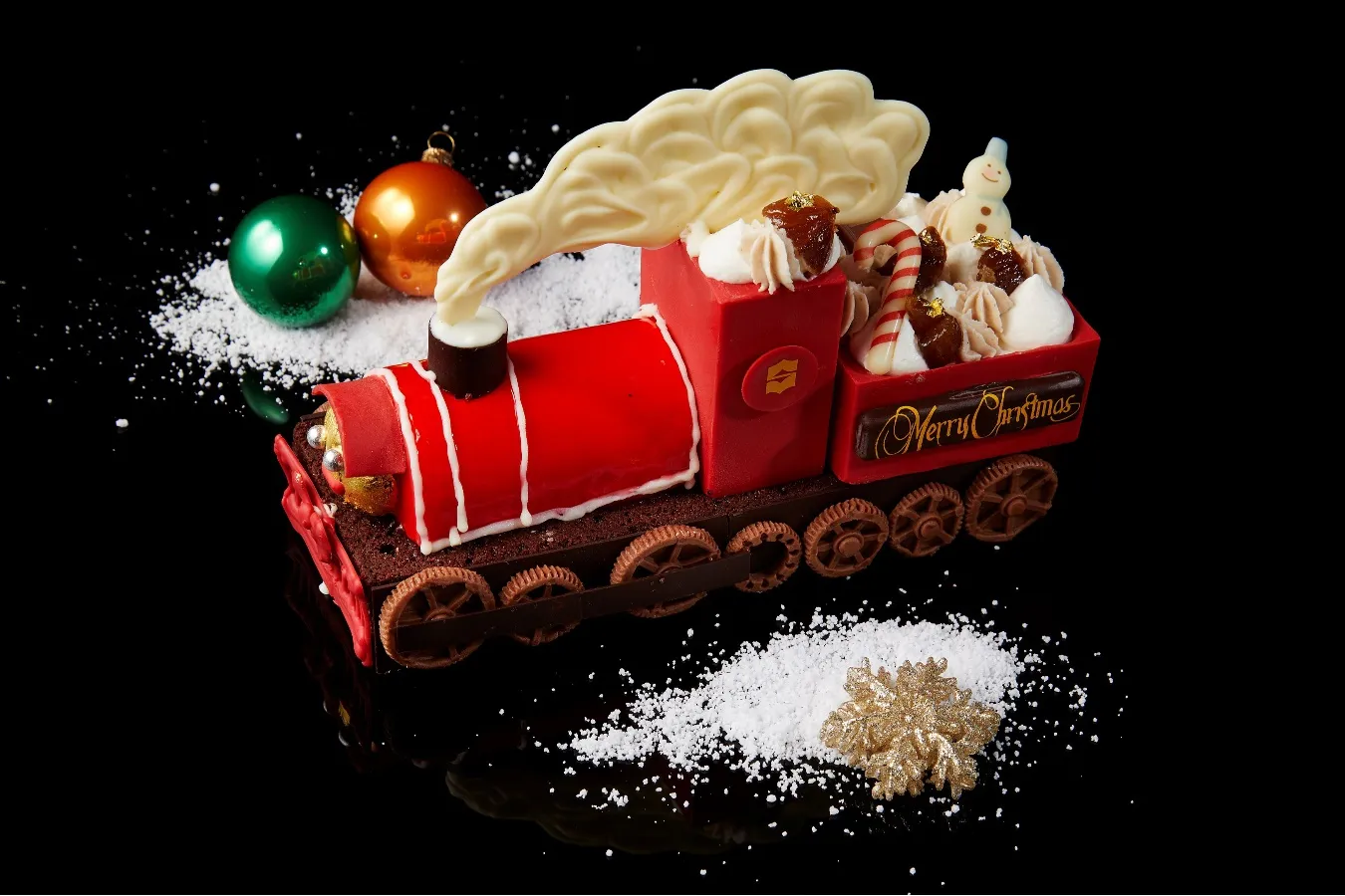 ▲「クリスマストレインケーキ」