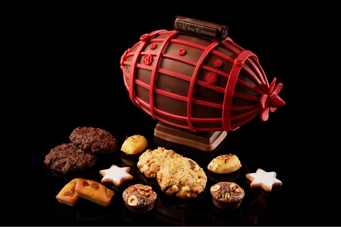 ▲「クリスマス飛行船チョコレート」