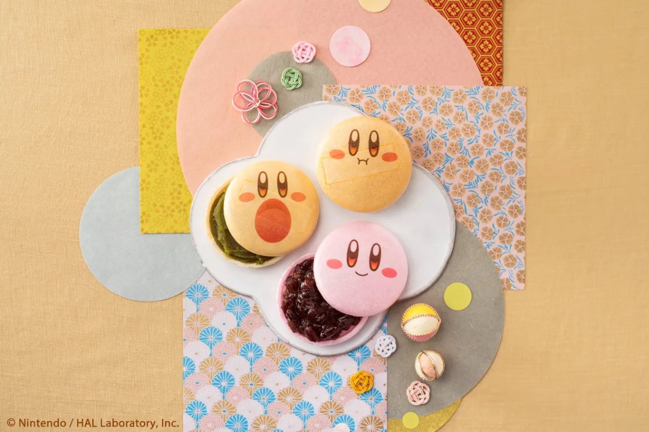 星のカービィ×鶴屋吉信のコラボ和菓子！“カービィ最中”より新味＆新