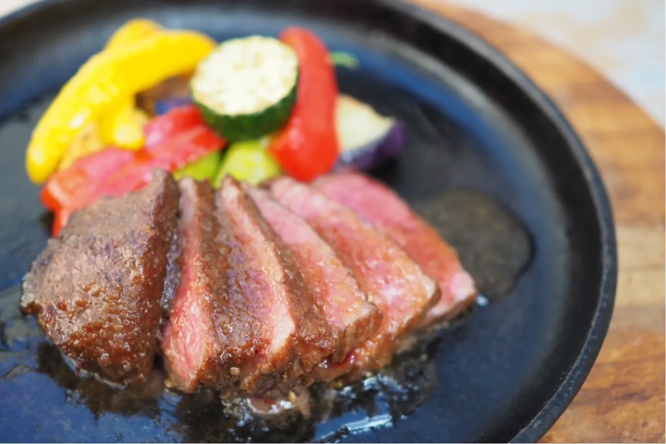 ▲「黒毛和牛ステーキランチ」