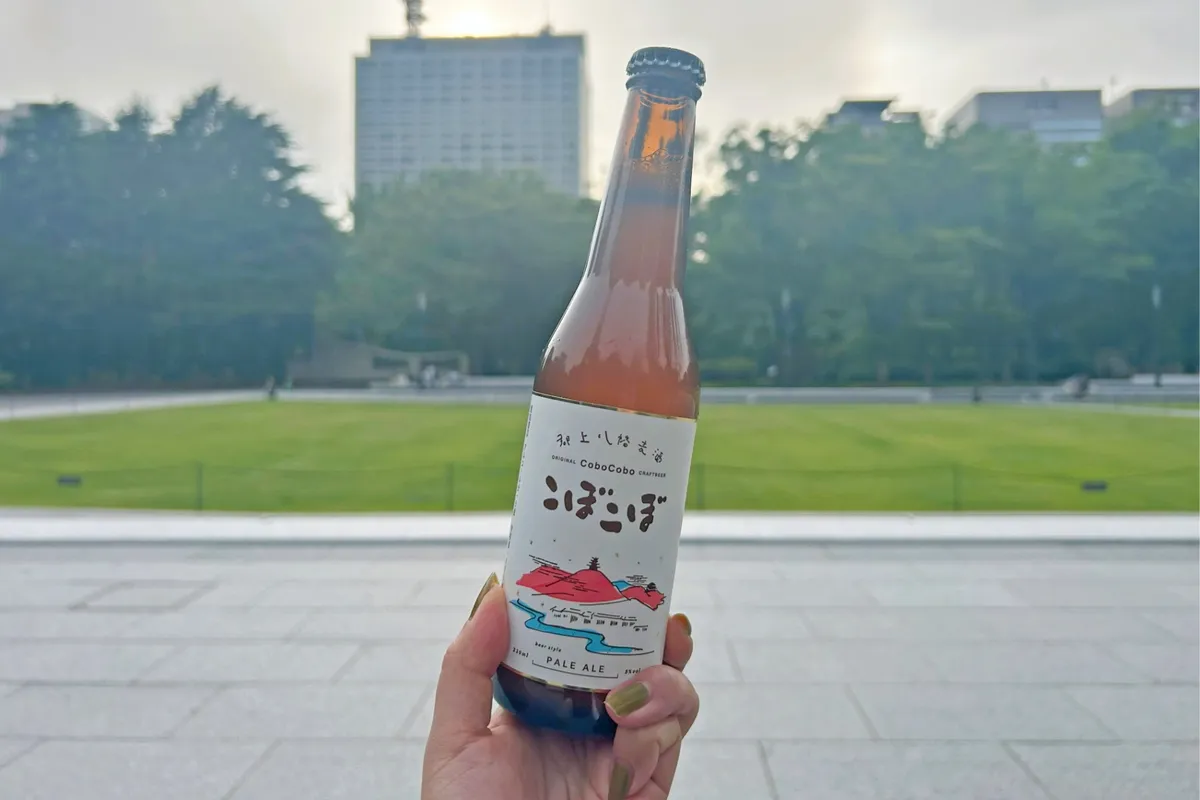 岐阜県のご当地ビール、郡上八幡麦酒こぼこぼ「ペールエール」を実飲！アンテナショップで買えるビール特集