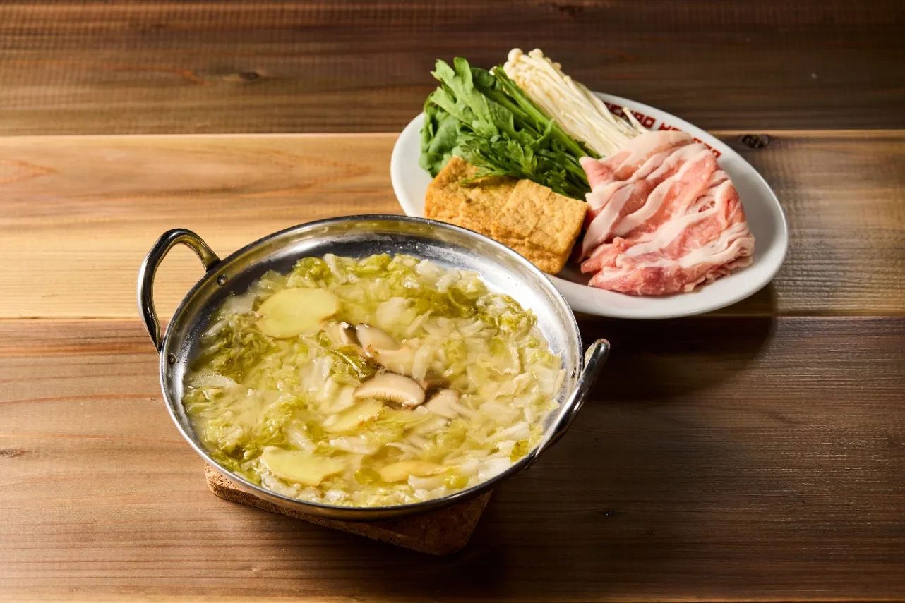 ▲「酸菜白肉鍋」
