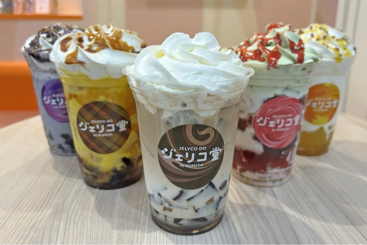 ▲全5種の「推しジェリコ」（撮影：レッツエンジョイ東京編集部）