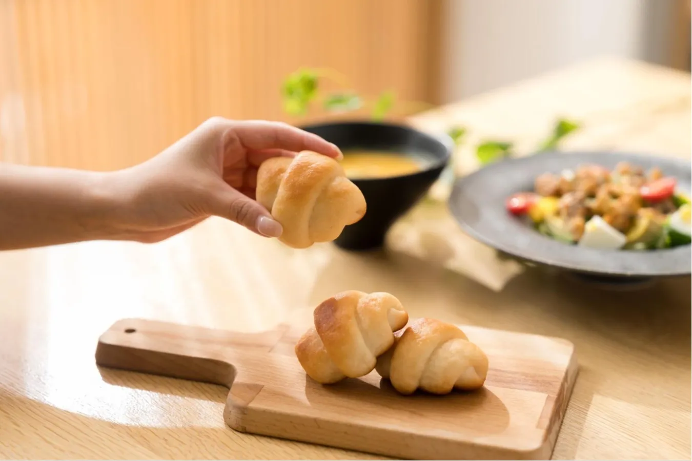▲「食感塩パン」