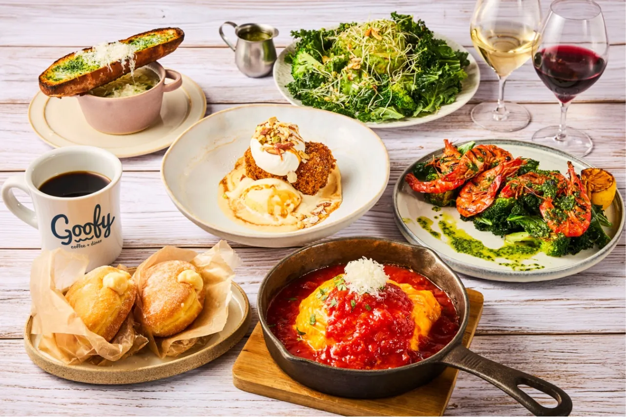 ▲「goofy coffee+diner」横浜店メニュー