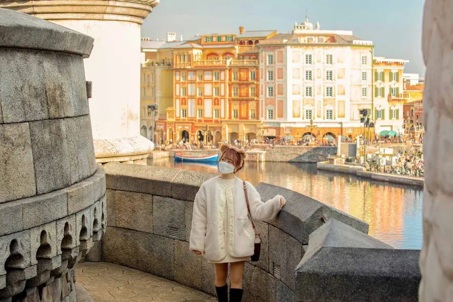 ▲迷路のような要塞「フォートレス・エクスプローション」からは、水の都「パラッツォ・カナル」を一望