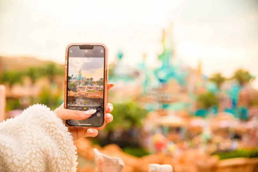 ▲スマホで景色だけを撮影する楽しみ方も♪