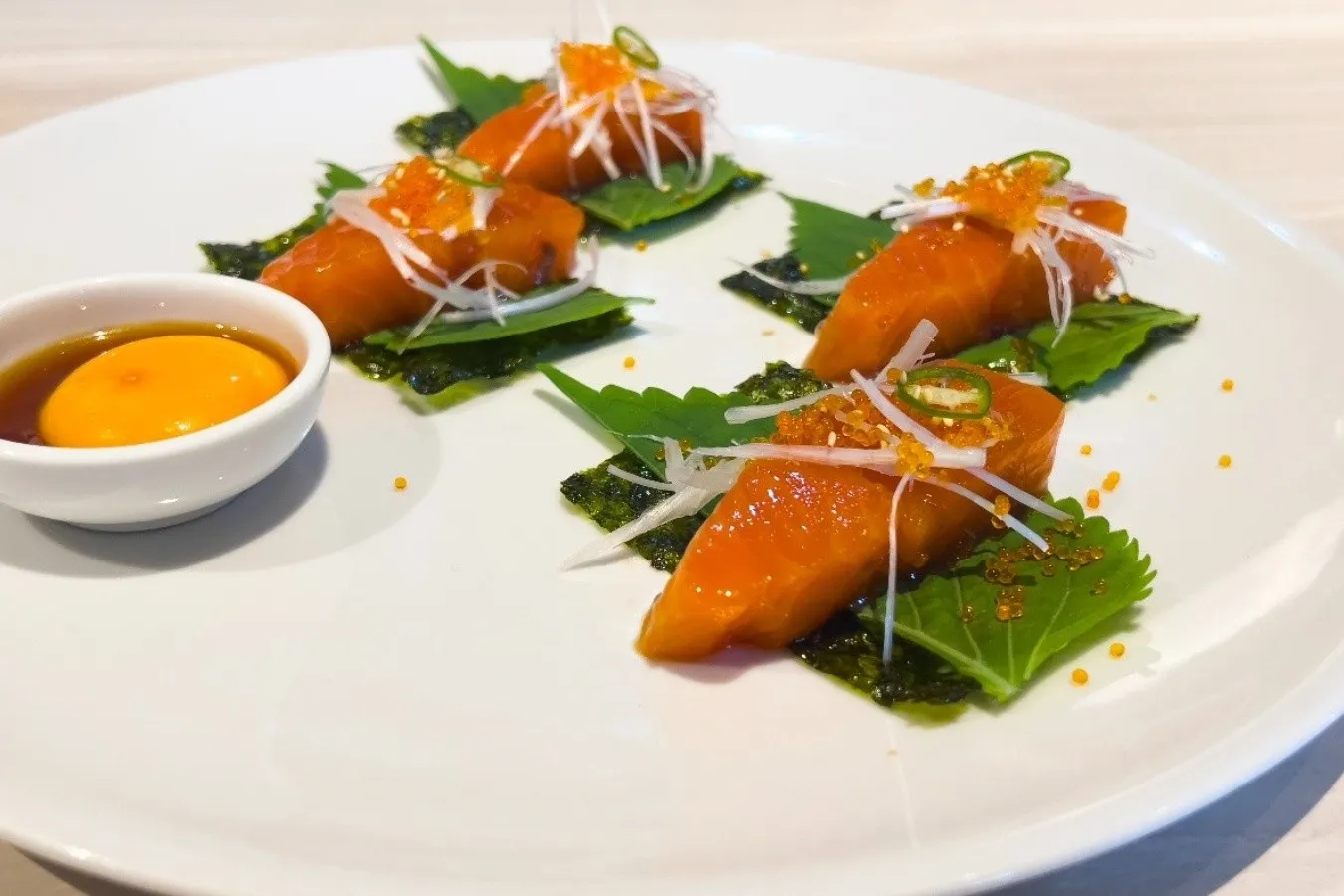 ▲「カンジャンサーモン」（1,200円）