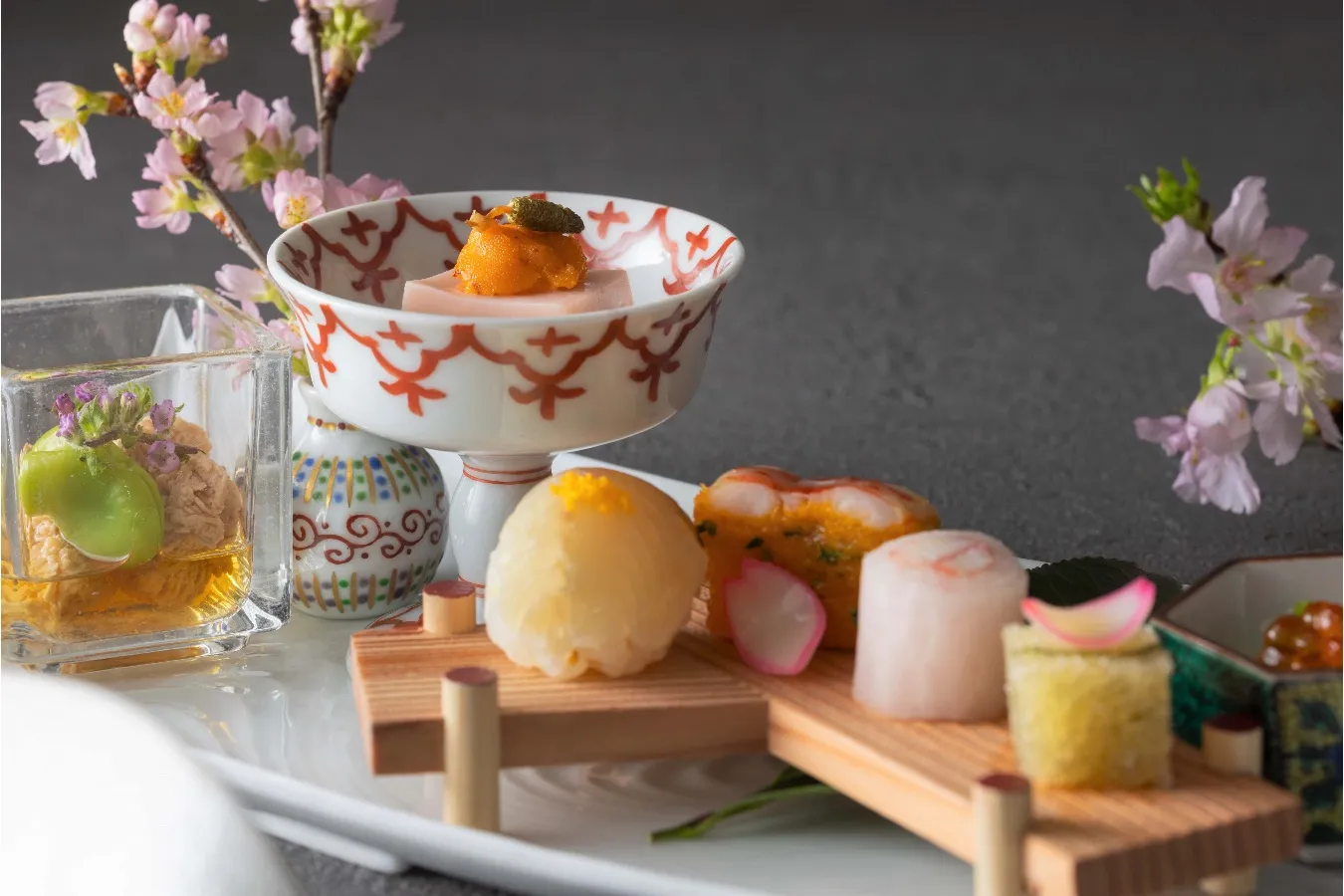 ▲「花見懐石」