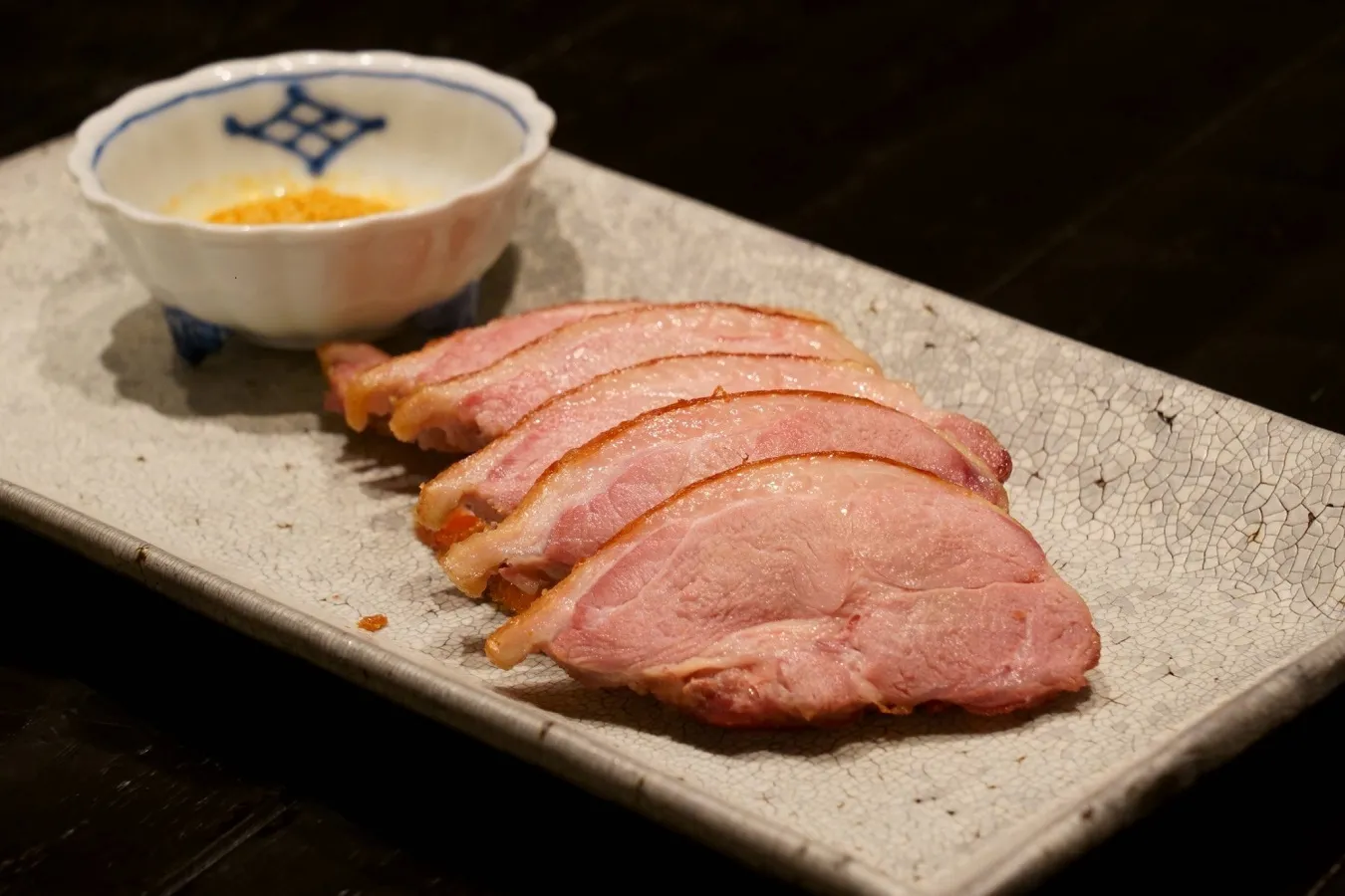 ▲「鴨もも肉の香り焼き」（数量限定）