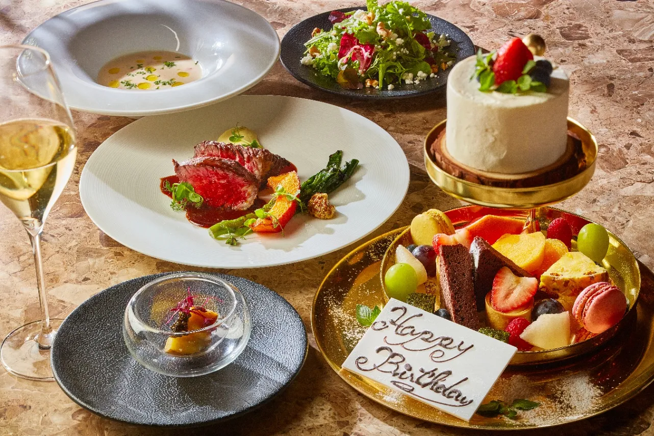 ▲「ディナーアニバーサリーコース」（7,500円※ドリンクは別料金）／写真提供：TOKYO Whisky Library