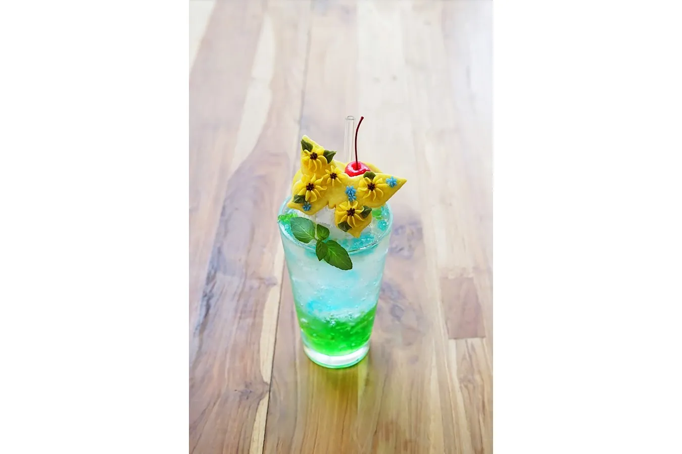 ▲「ひまわりクリームソーダ」