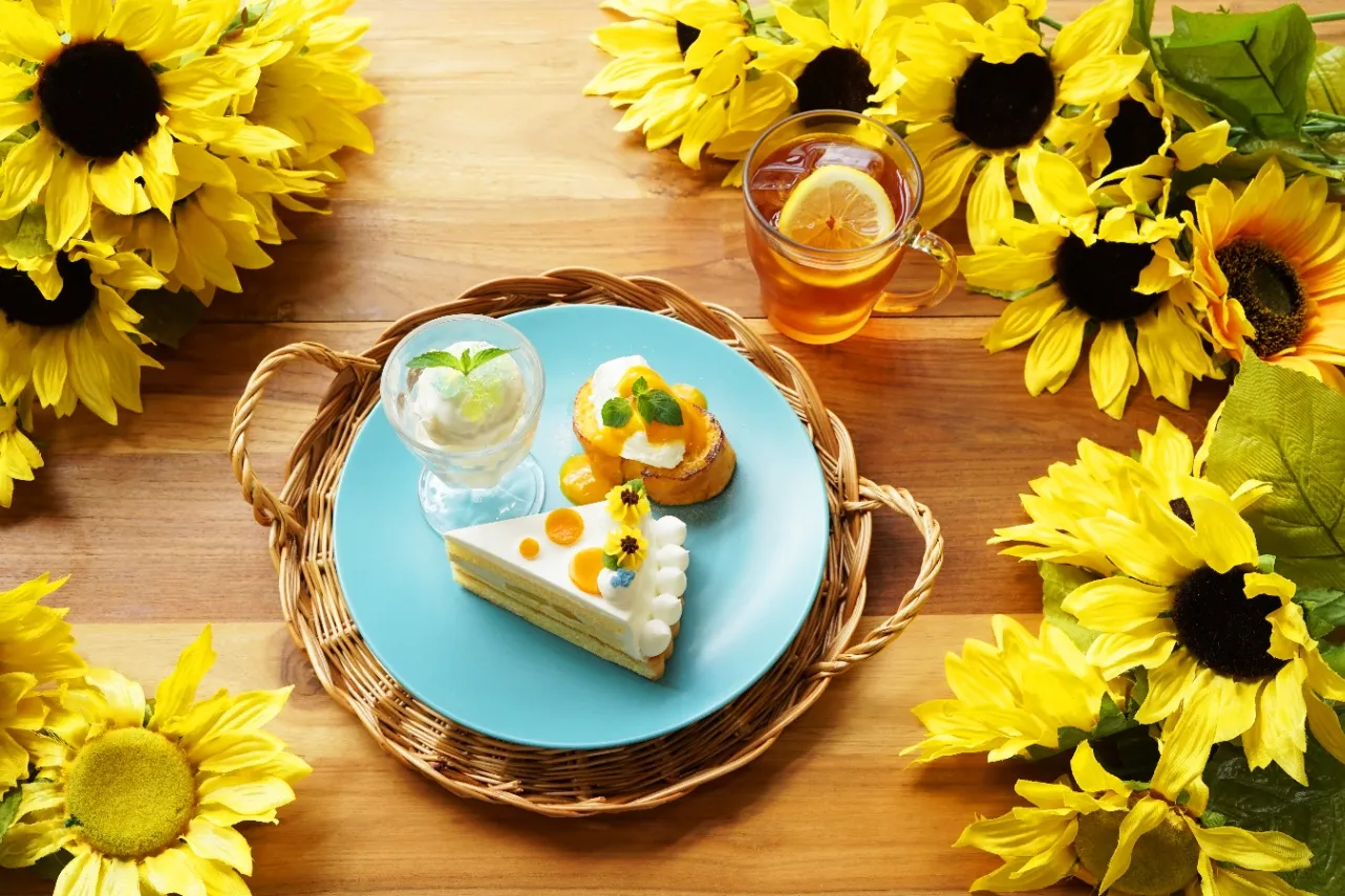 ▲「ひまわりスイーツセット」