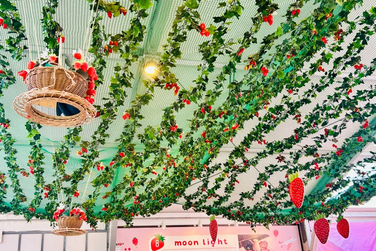 ▲会場内は屋根付きなので雨の日でも安心♪（撮影：レッツエンジョイ東京編集部）