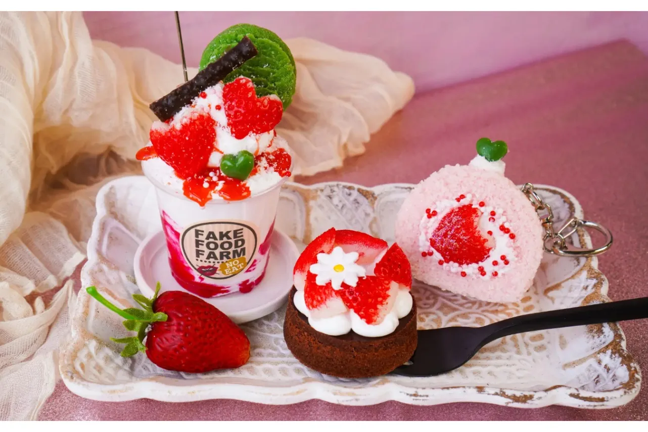 ▲いちごスイーツの食品サンプル作り※イメージ
