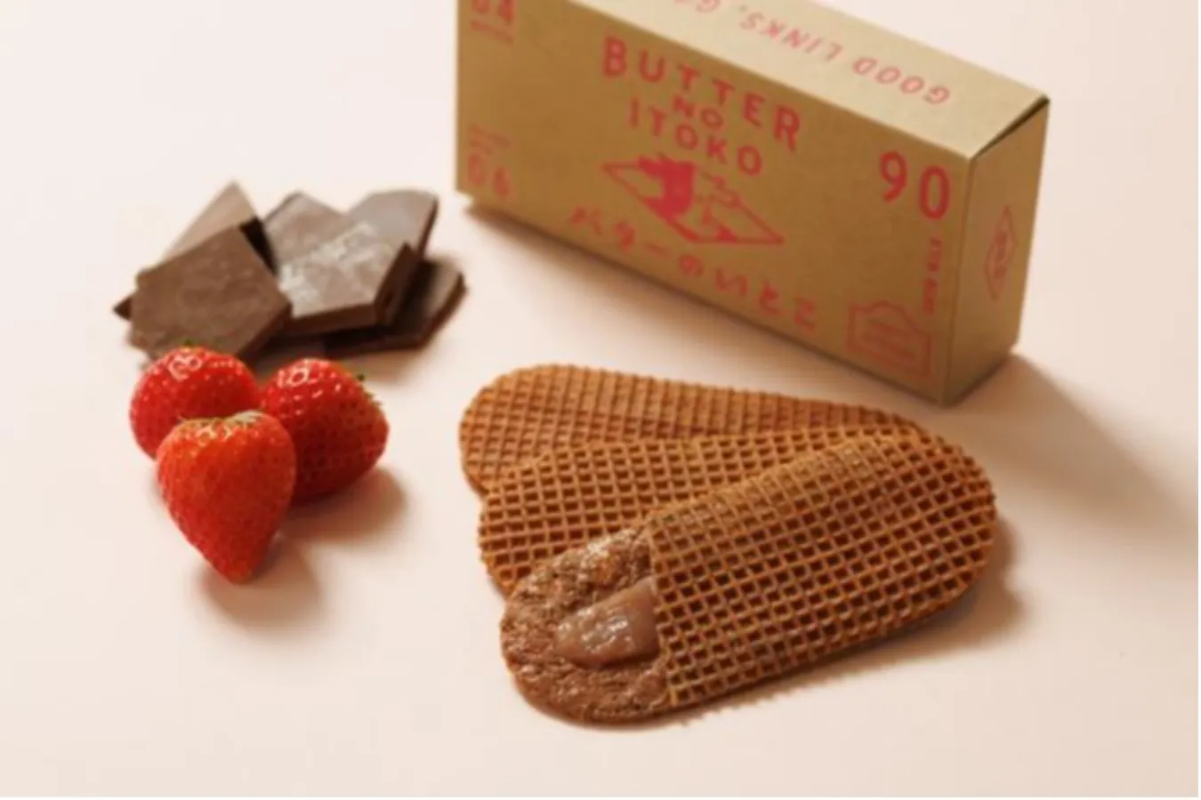 ▲「バターのいとこ:いちごチョコ味」