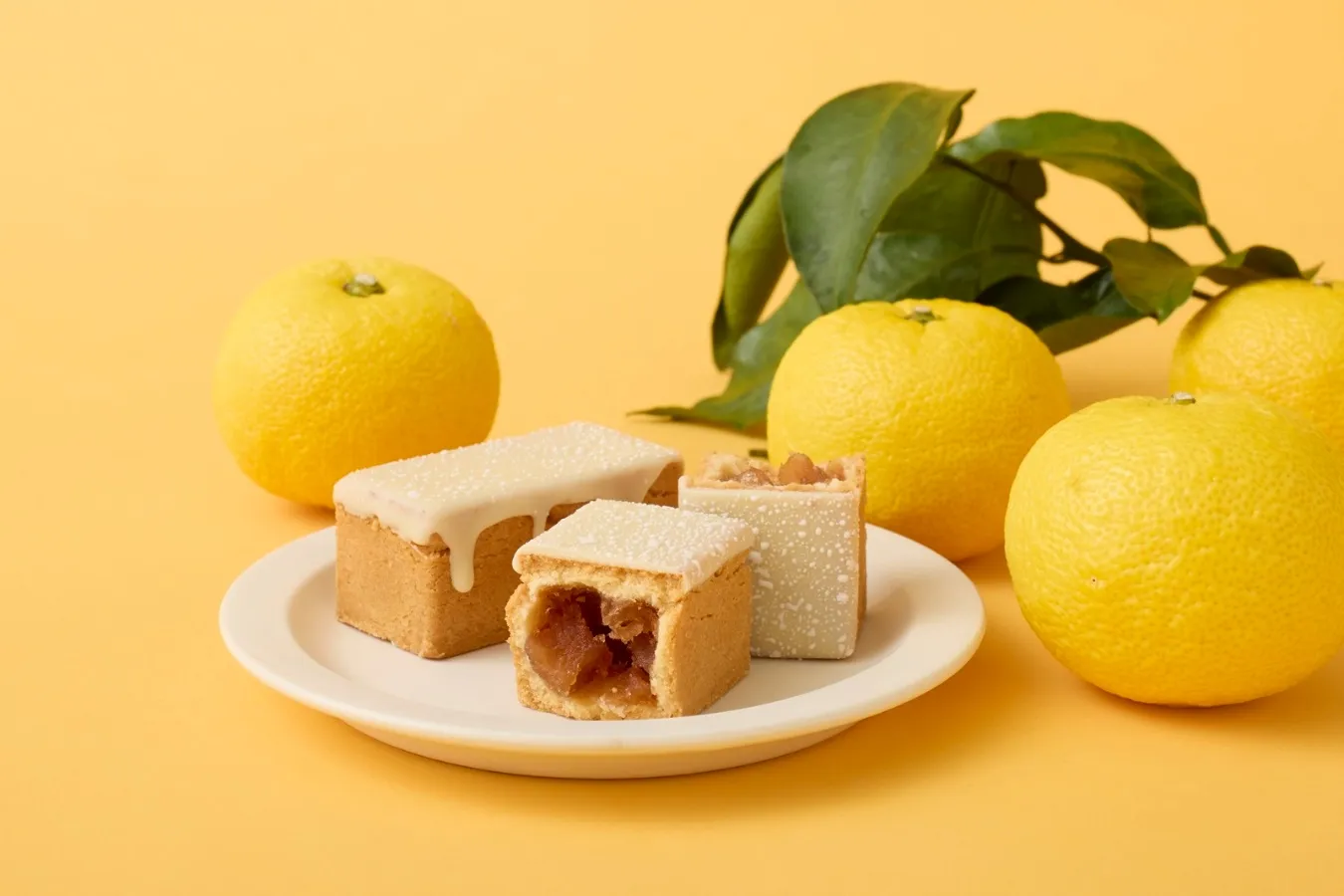 ▲「ゆずりんごケーキ」