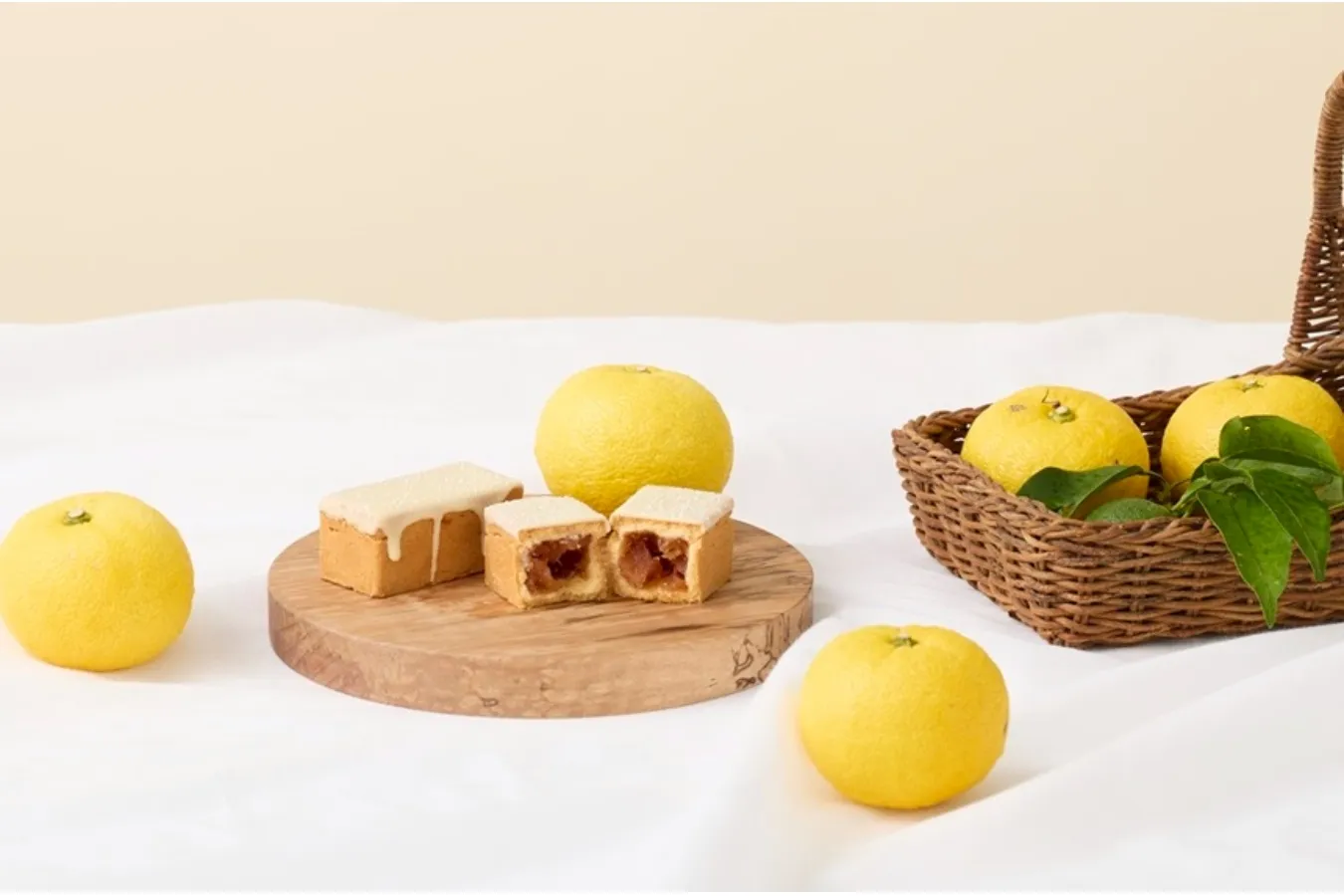 ▲「ゆずりんごケーキ」